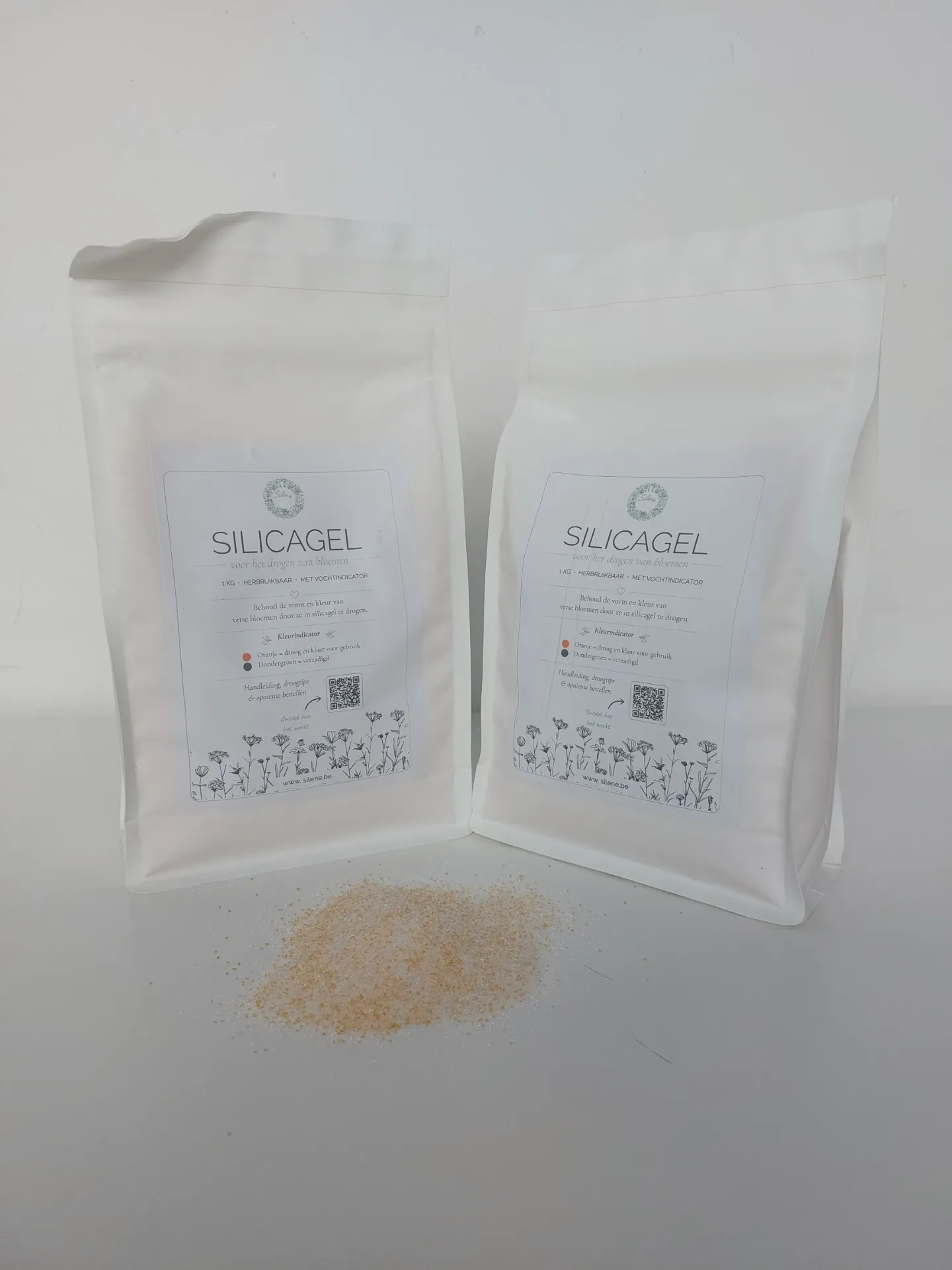 Silicagel voor het drogen van bloemen – 1 kg